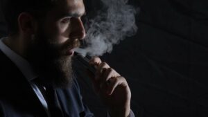 Utilisation d'une cigarette électronique