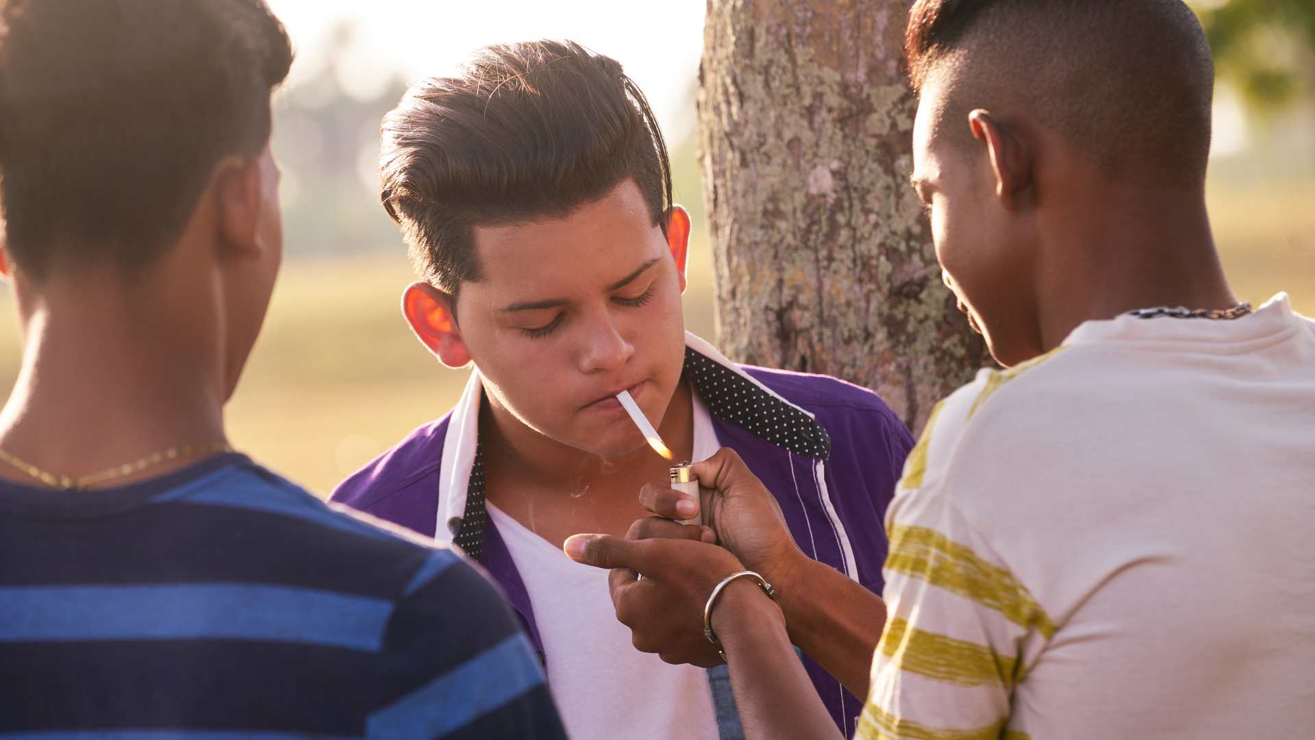 Un adolescent fumeur