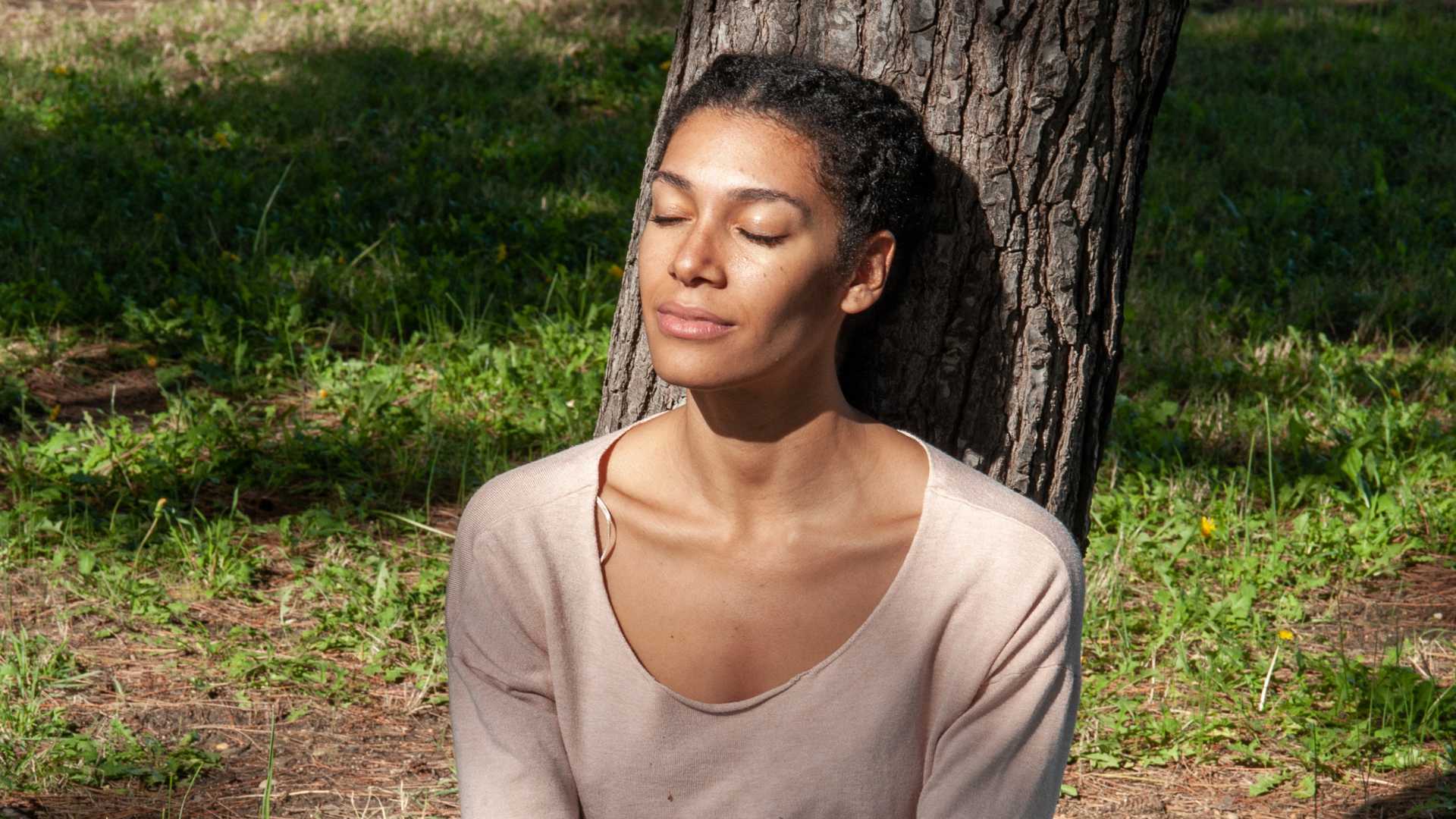 Femme en pleine relaxation 